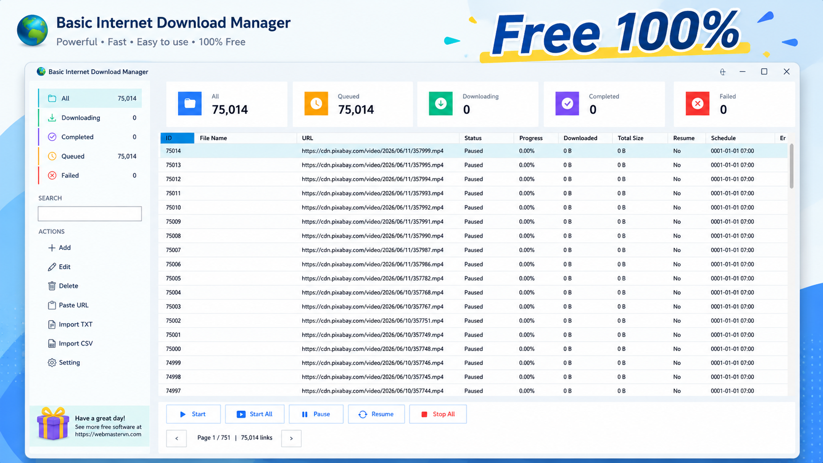 BIDM - Basic Internet Download Manager