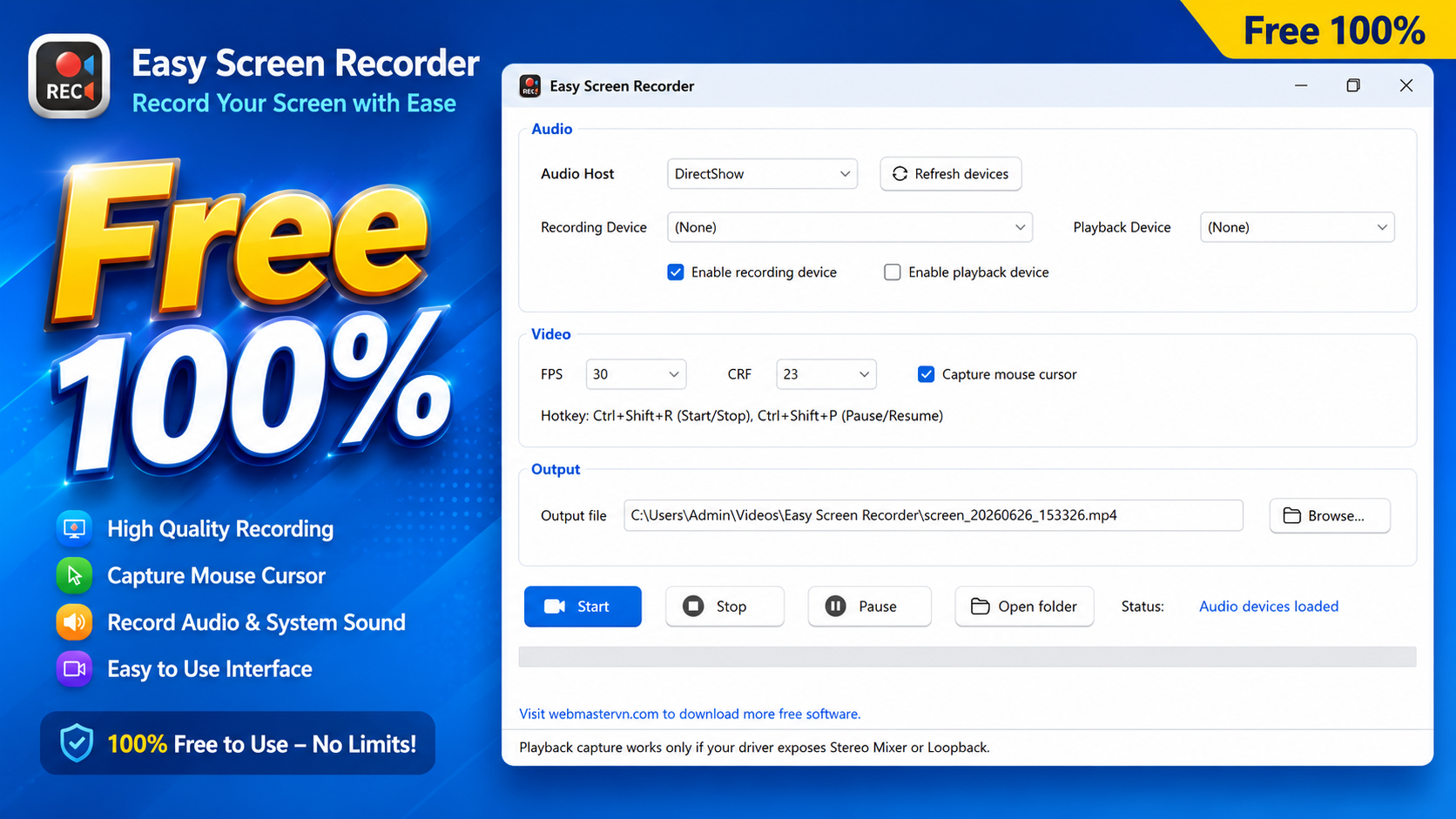 Easy Screen Recorder